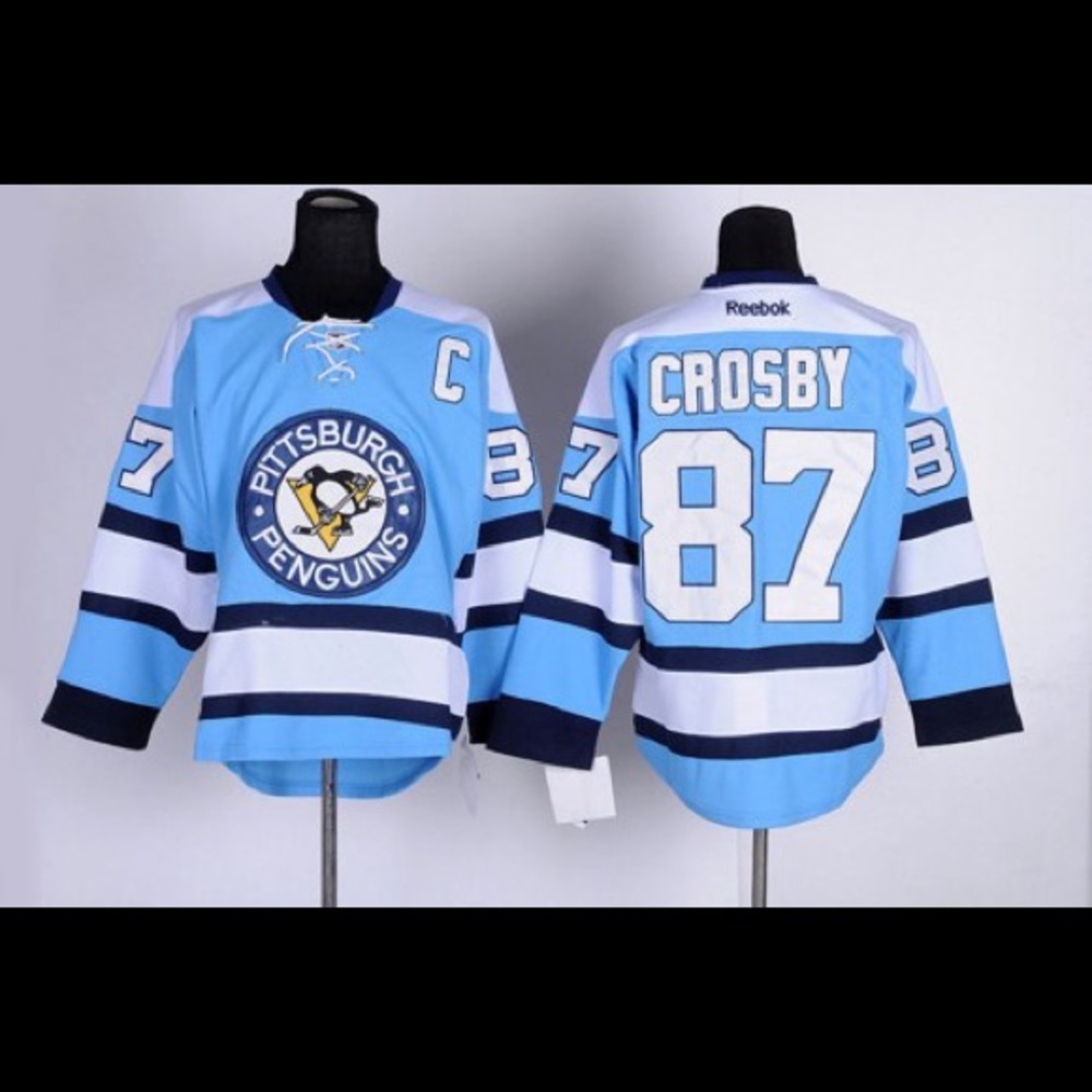 Light Blue Penguins Crosby Jersey